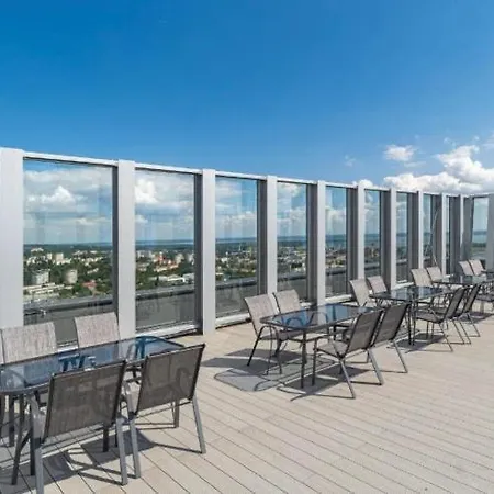 شقة Hanza Tower Center Spa & Jacusi & Pool